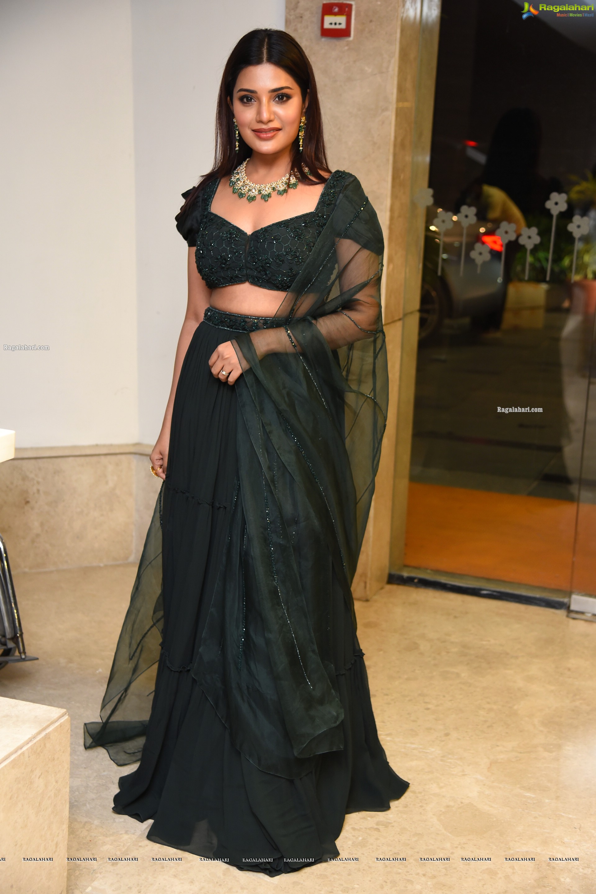 Aathmika at Vijaya Raghavan Movie Pre-Release Event, HD Photo Gallery