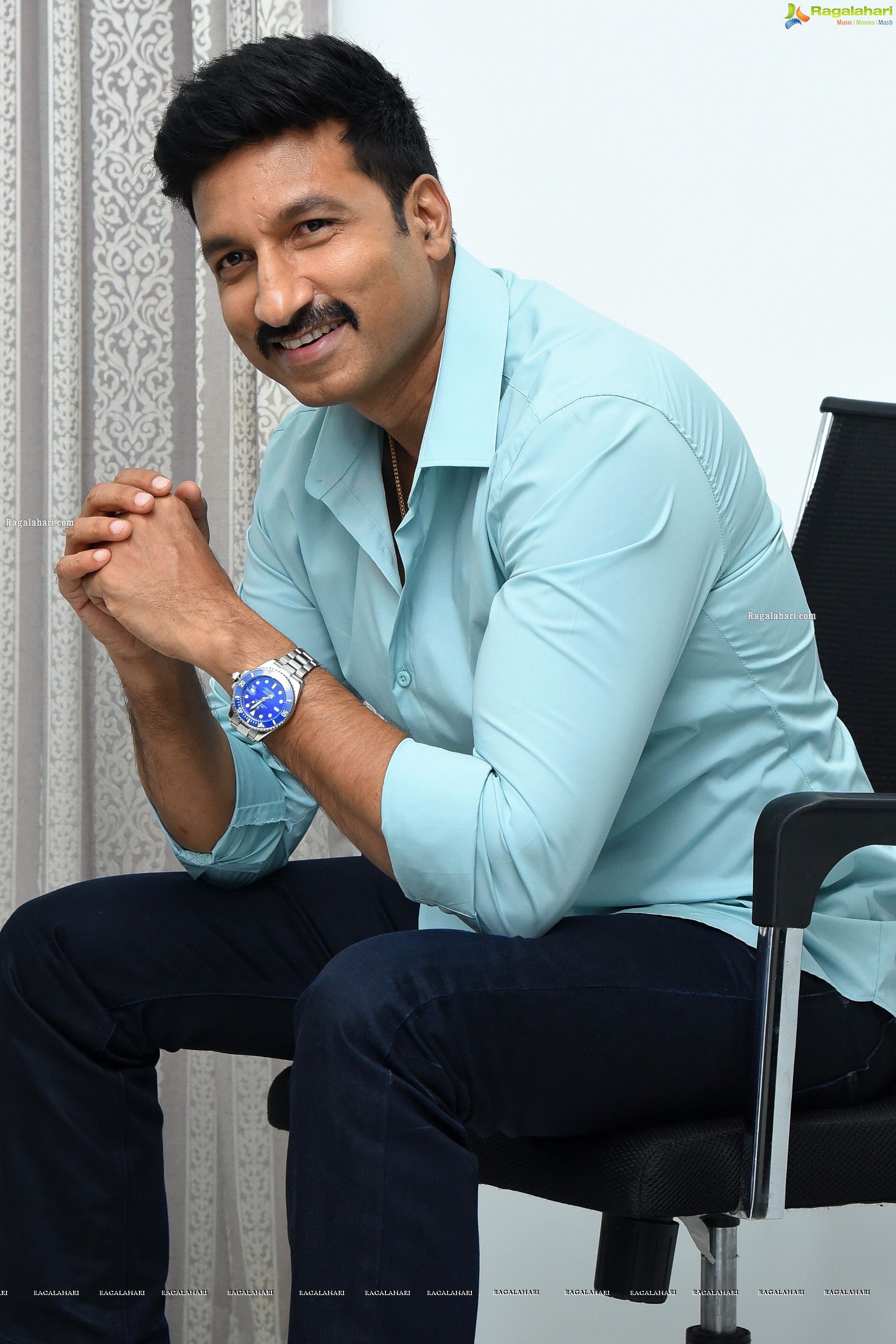 Gopichand at Seetimaar Movie Interview, HD  Photo Gallery