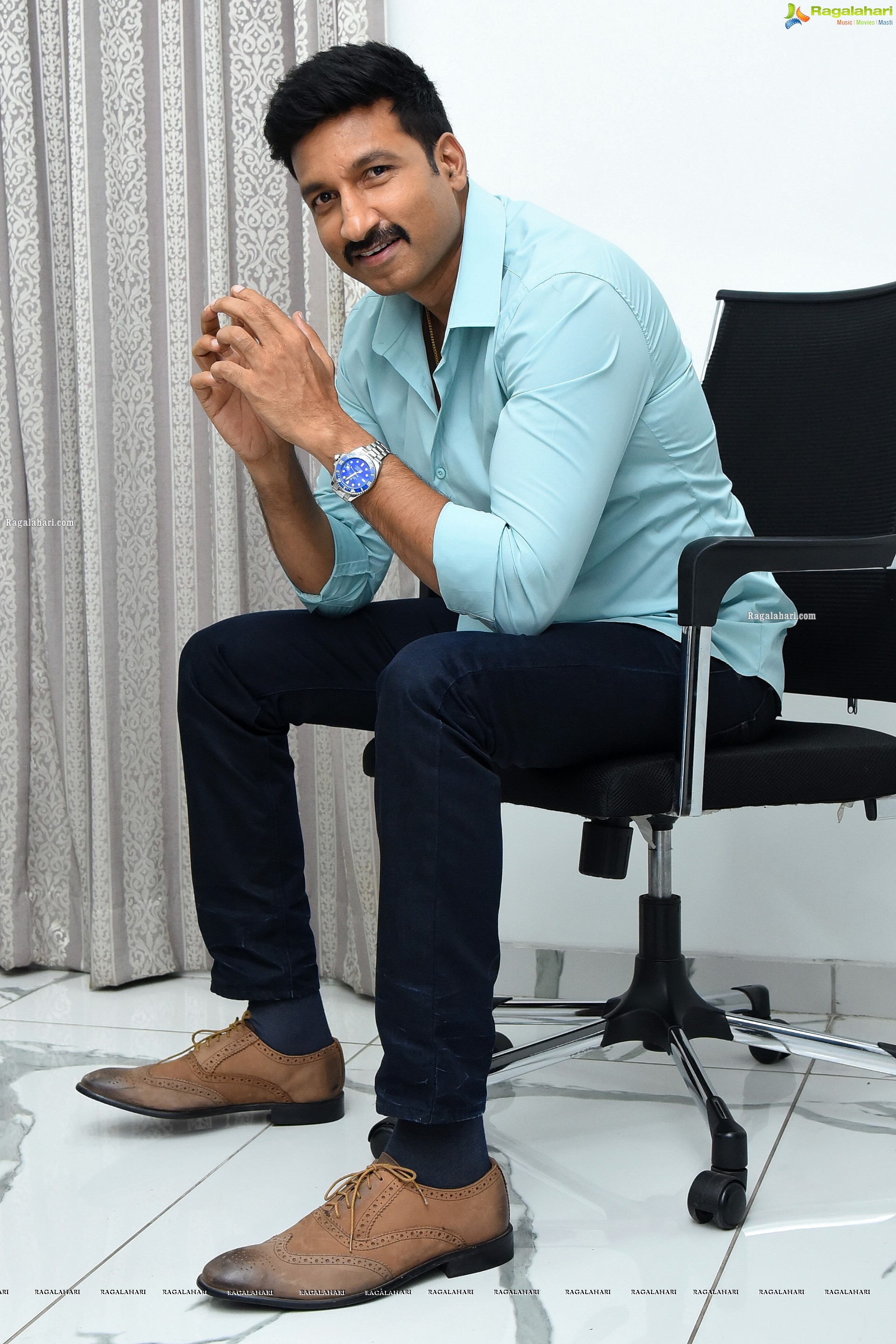 Gopichand at Seetimaar Movie Interview, HD  Photo Gallery