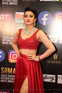 Harshika Poonacha at SIIMA Awards 2021