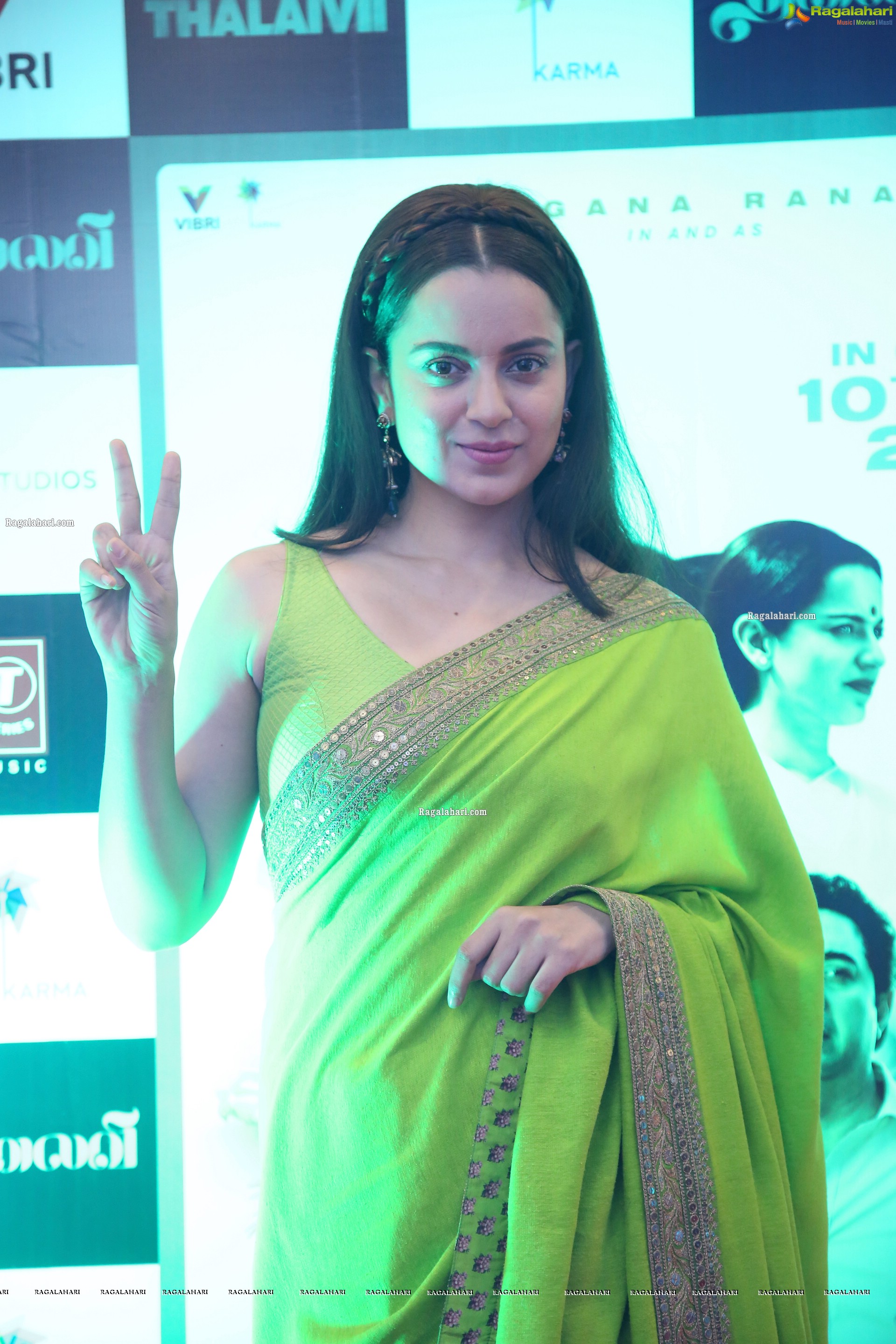 Kangana Ranaut at Talaivi Movie Pre-Release Event, HD Photo Gallery