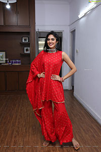 Kritya Sudha in Red Embellished Kurta