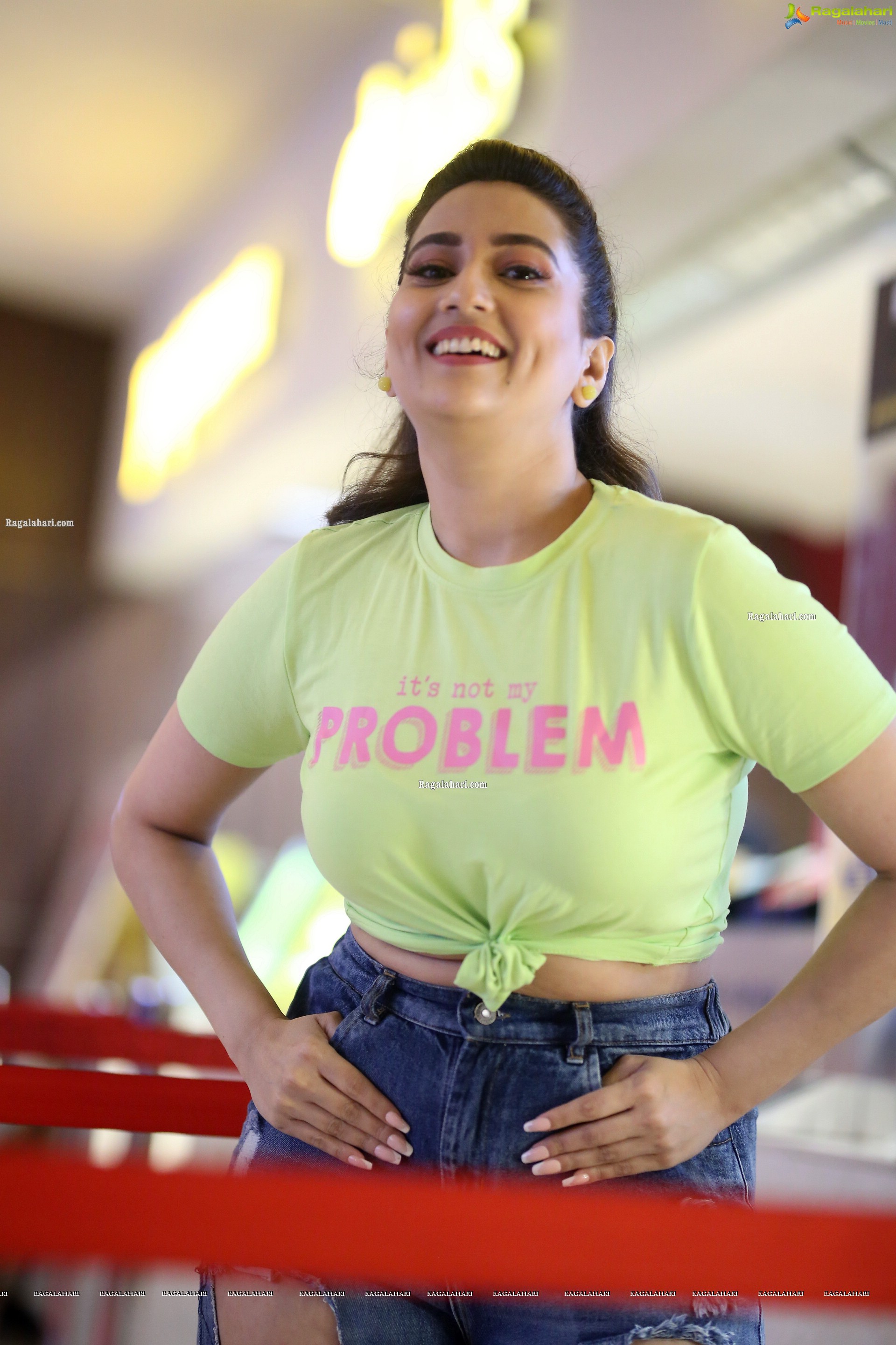 Manjusha at Most Eligible Bachelor Movie Trailer Launch, HD Photo Gallery