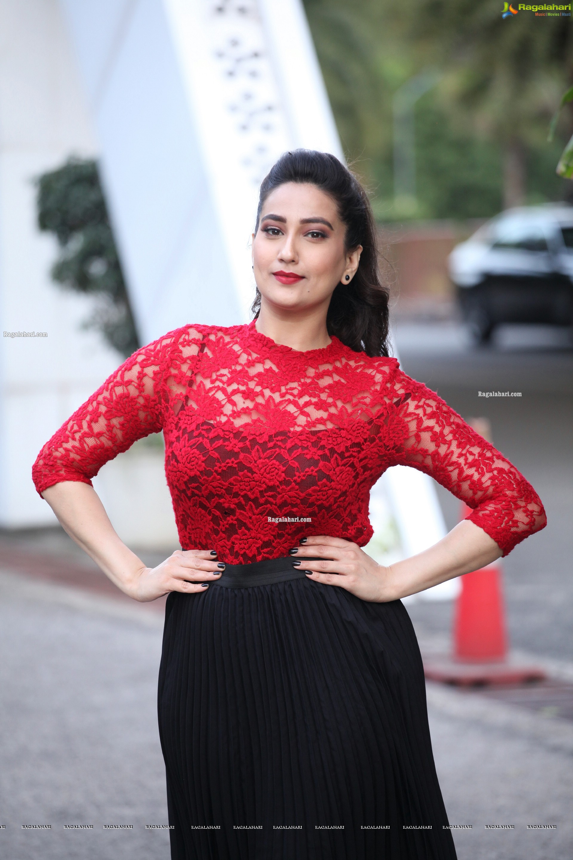 Manjusha at Seetimaarr Movie Success Meet, HD Photo Gallery