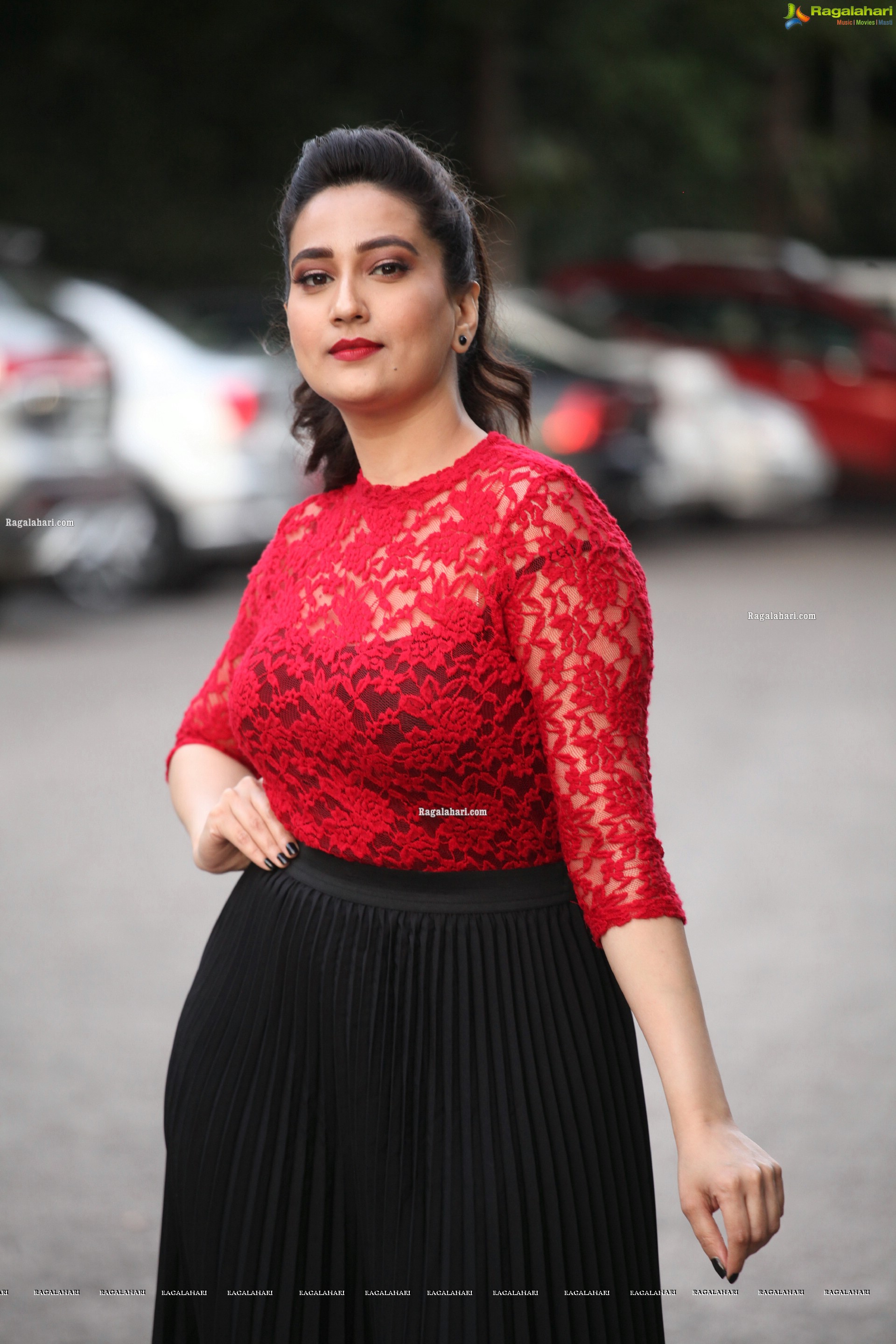 Manjusha at Seetimaarr Movie Success Meet, HD Photo Gallery