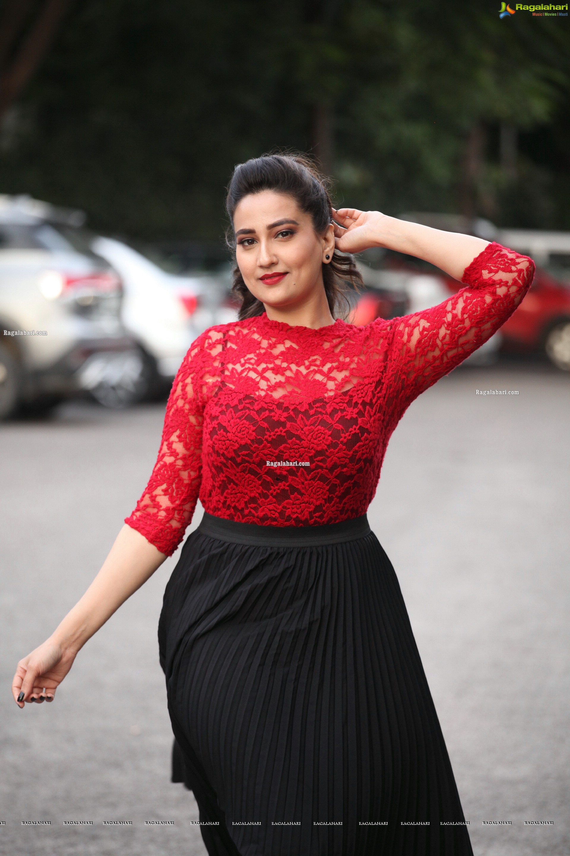 Manjusha at Seetimaarr Movie Success Meet, HD Photo Gallery