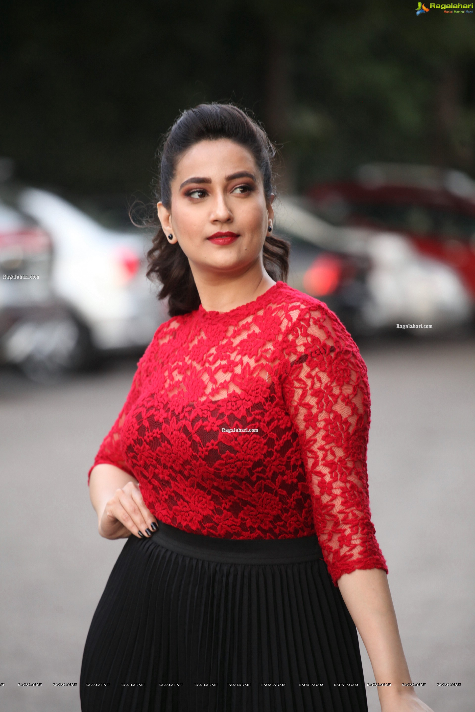 Manjusha at Seetimaarr Movie Success Meet, HD Photo Gallery