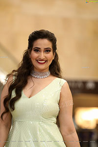 Anchor Manjusha at SIIMA Awards 2021 Day 2