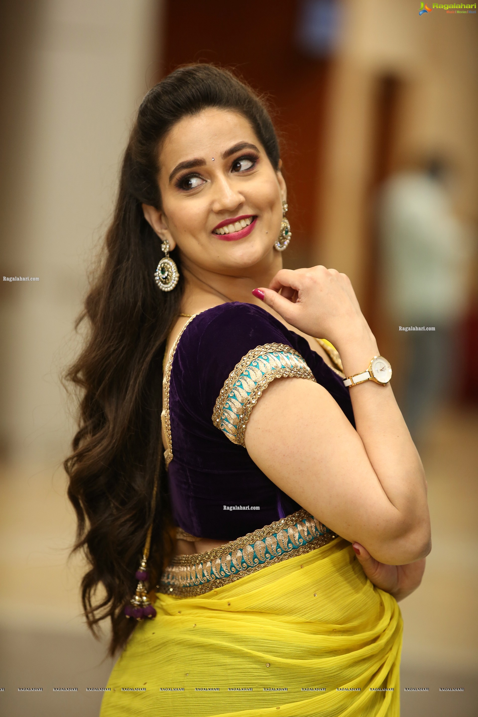 Manjusha at Tuck Jagadish Movie Trailer Launch, HD Photo Gallery