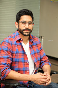 Naga Chaitanya Stills at Love Story Movie Interview