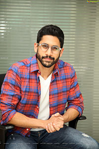 Naga Chaitanya Stills at Love Story Movie Interview