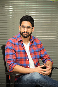 Naga Chaitanya Stills at Love Story Movie Interview