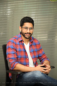 Naga Chaitanya Stills at Love Story Movie Interview