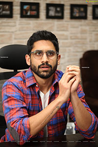 Naga Chaitanya Stills at Love Story Movie Interview