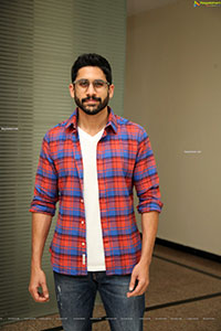 Naga Chaitanya Stills at Love Story Movie Interview