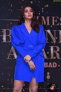 Pooja Hegde at Times Business Awards Hyderabad