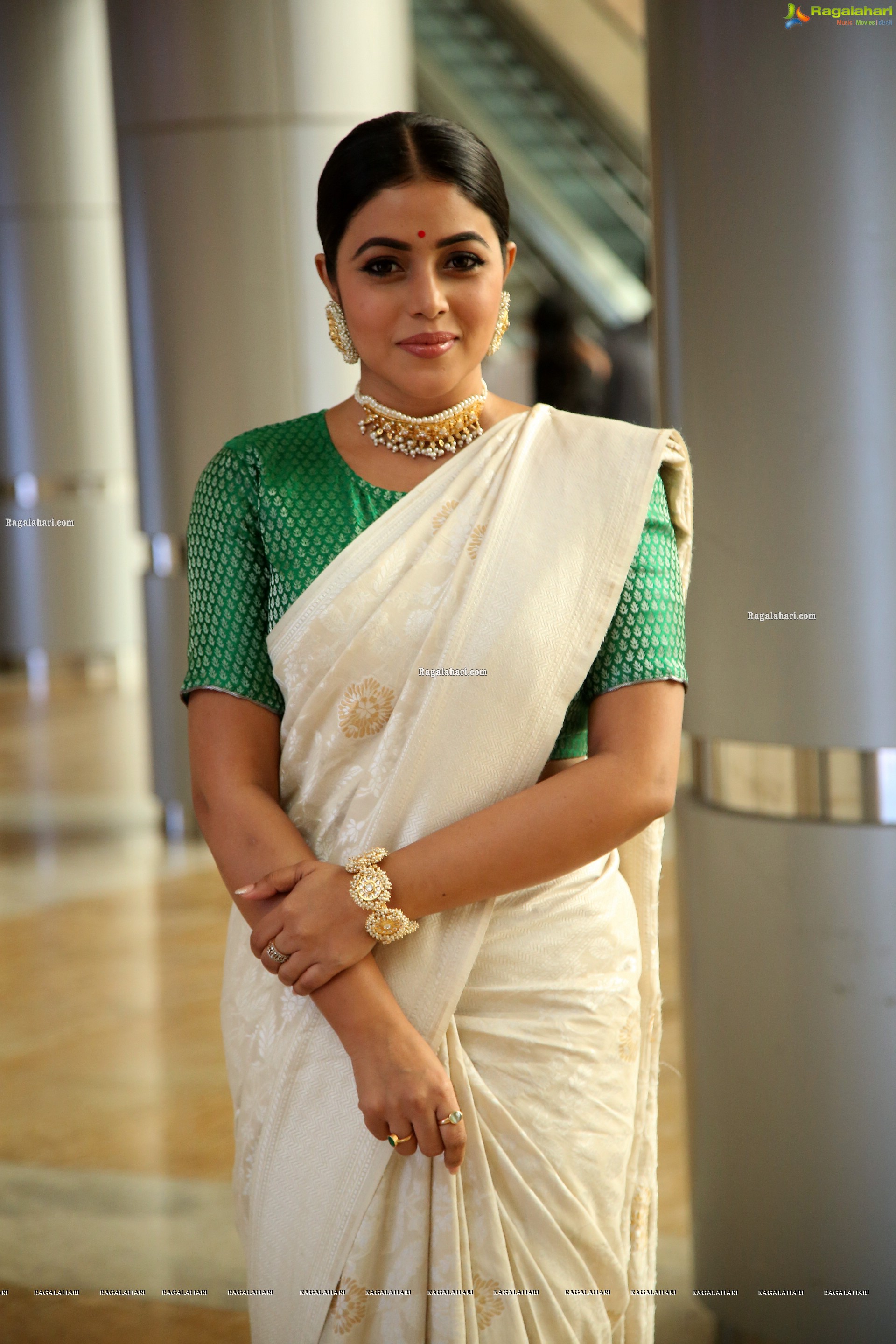 Poorna at Thalaivi Movie Pre-Release Event, HD Photo Gallery