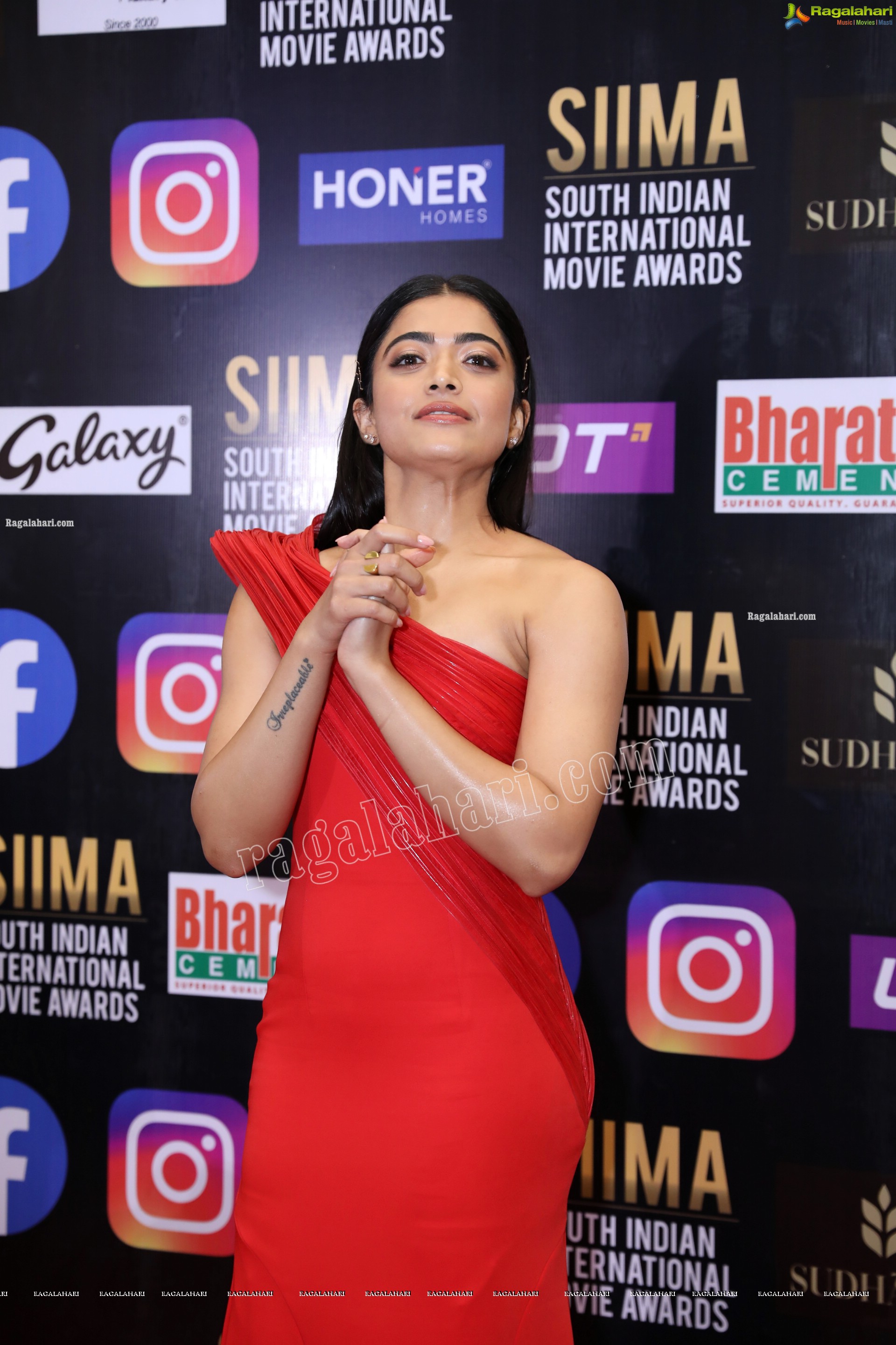 Rashmika Mandanna At SIIMA Awards 2021, HD Photo Gallery