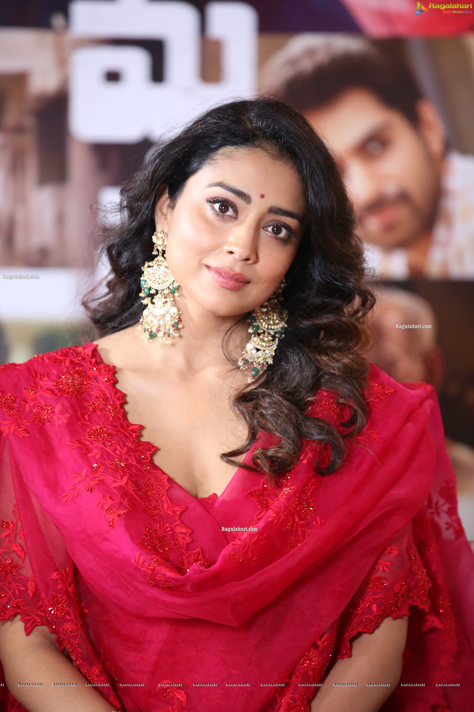 Shriya Saran Stills at Gamanam Movie Press Meet, HD Gallery