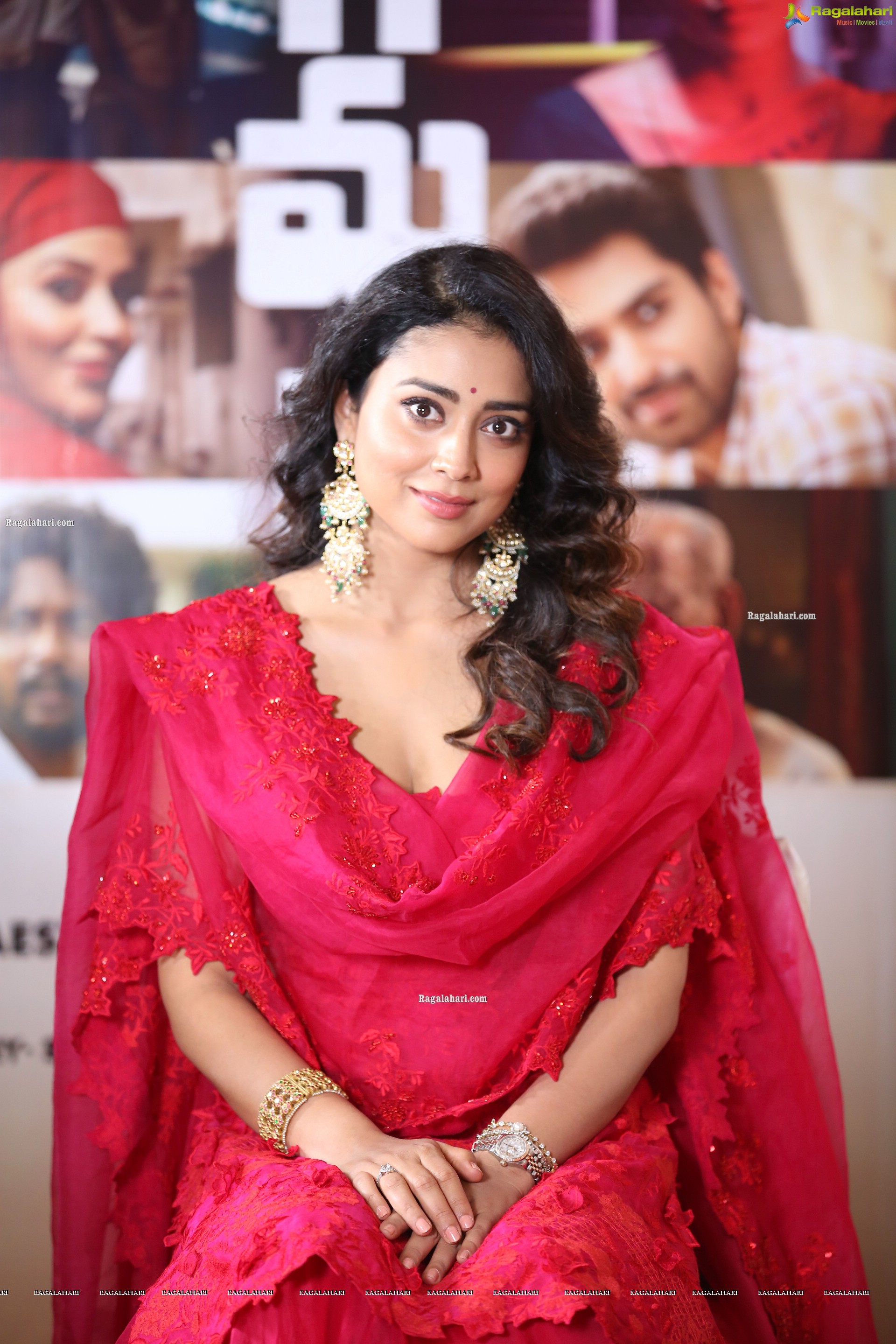 Shriya Saran Stills at Gamanam Movie Press Meet, HD Gallery