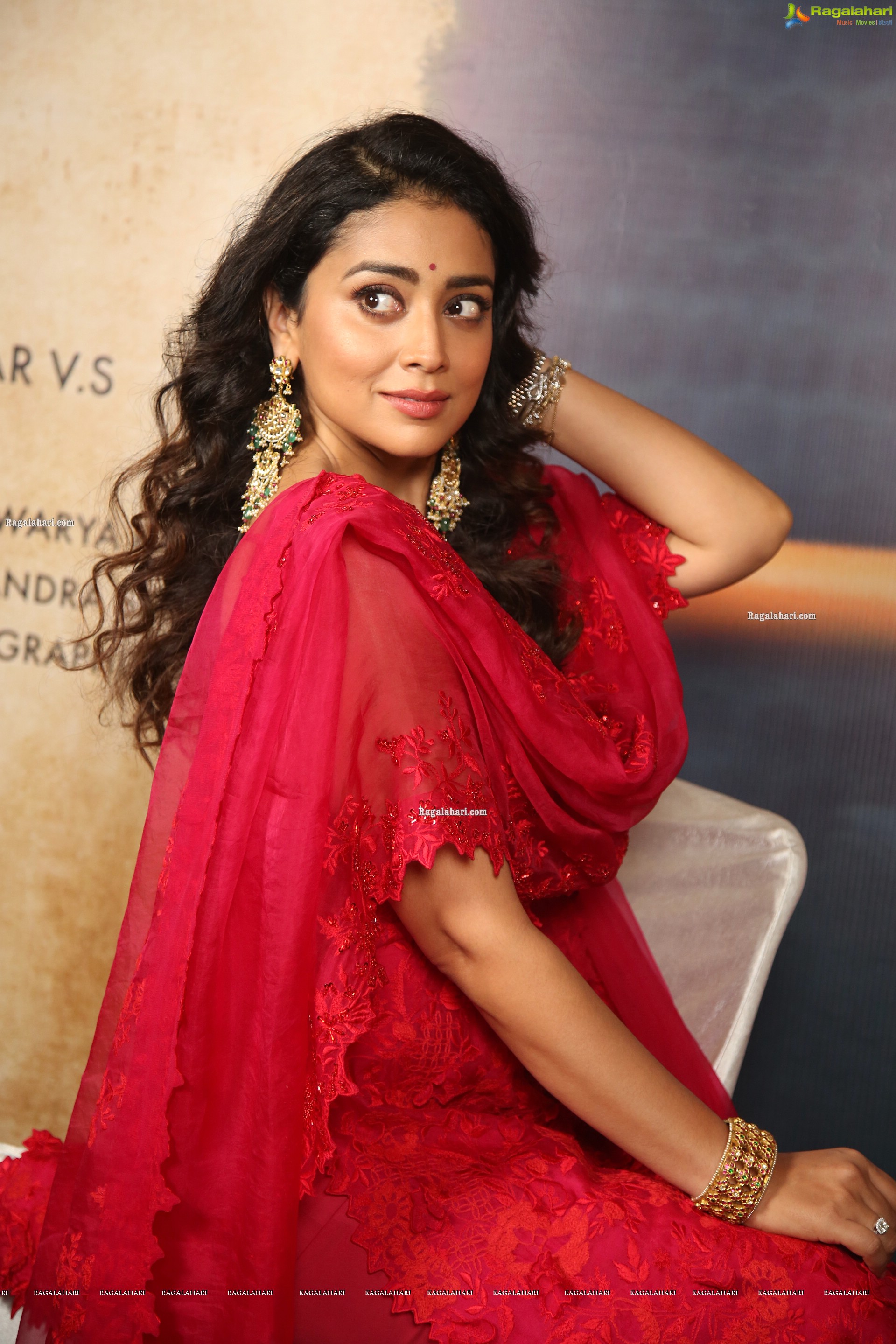 Shriya Saran Stills at Gamanam Movie Press Meet, HD Gallery