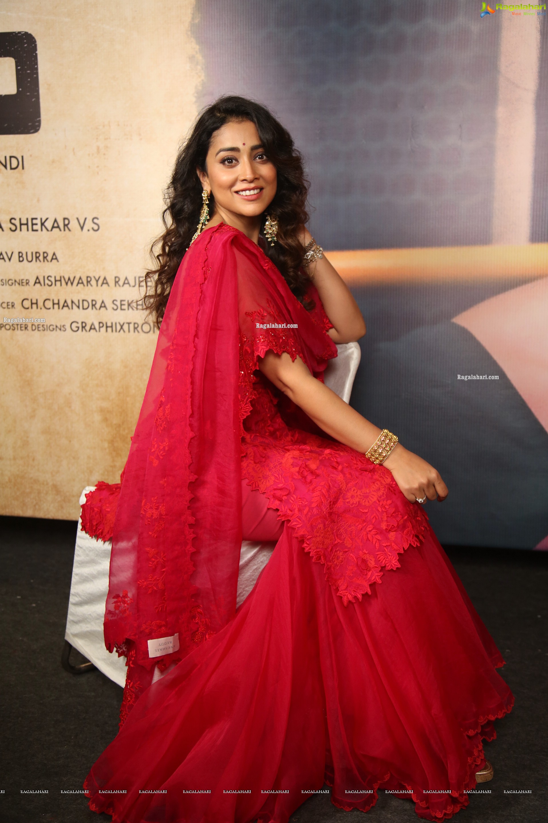 Shriya Saran Stills at Gamanam Movie Press Meet, HD Gallery