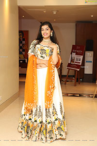 Shruthi Sharma in Off White Designer Lehenga