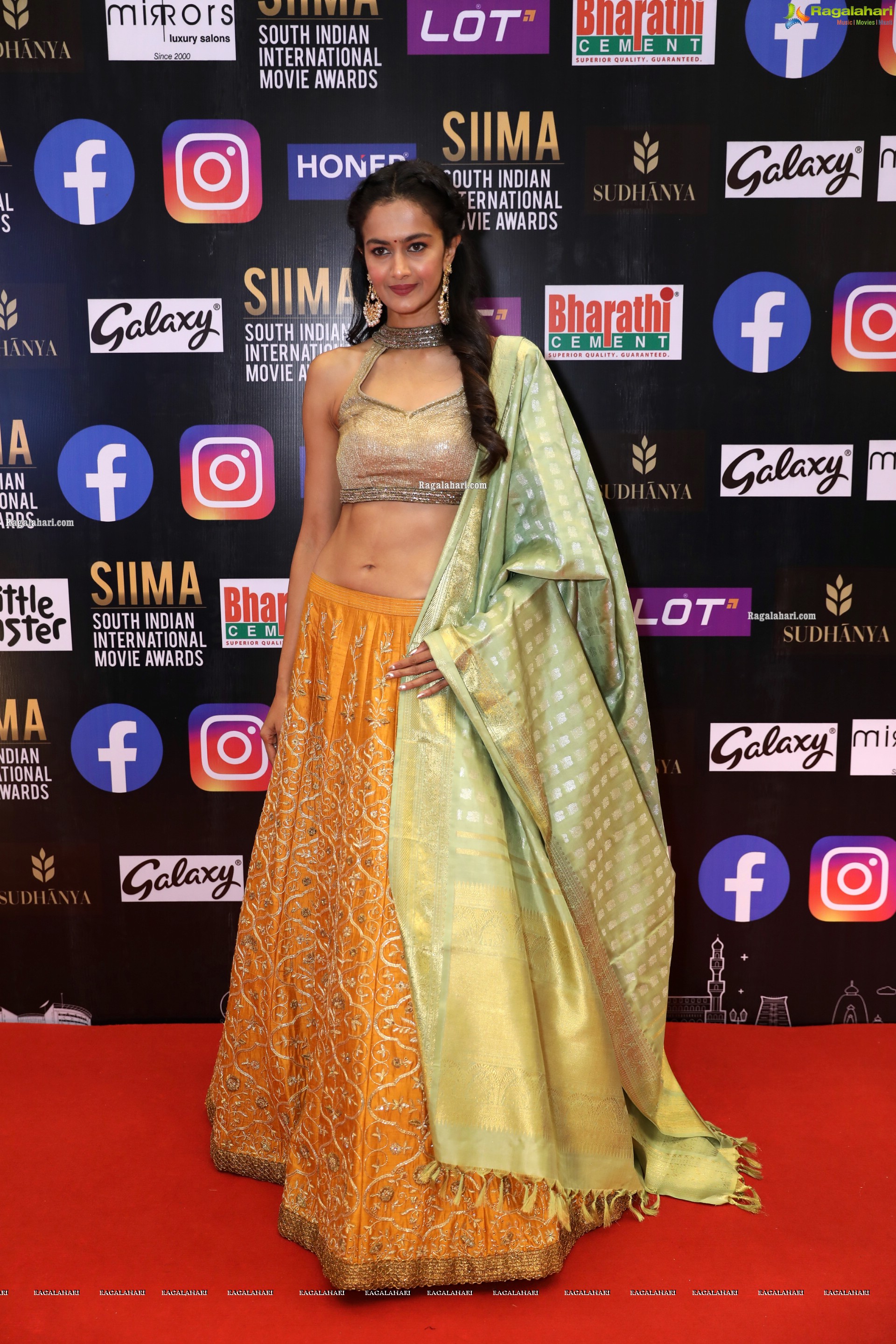 Shubra Aiyappa at SIIMA Awards 2021 Day 2, HD Photo Gallery