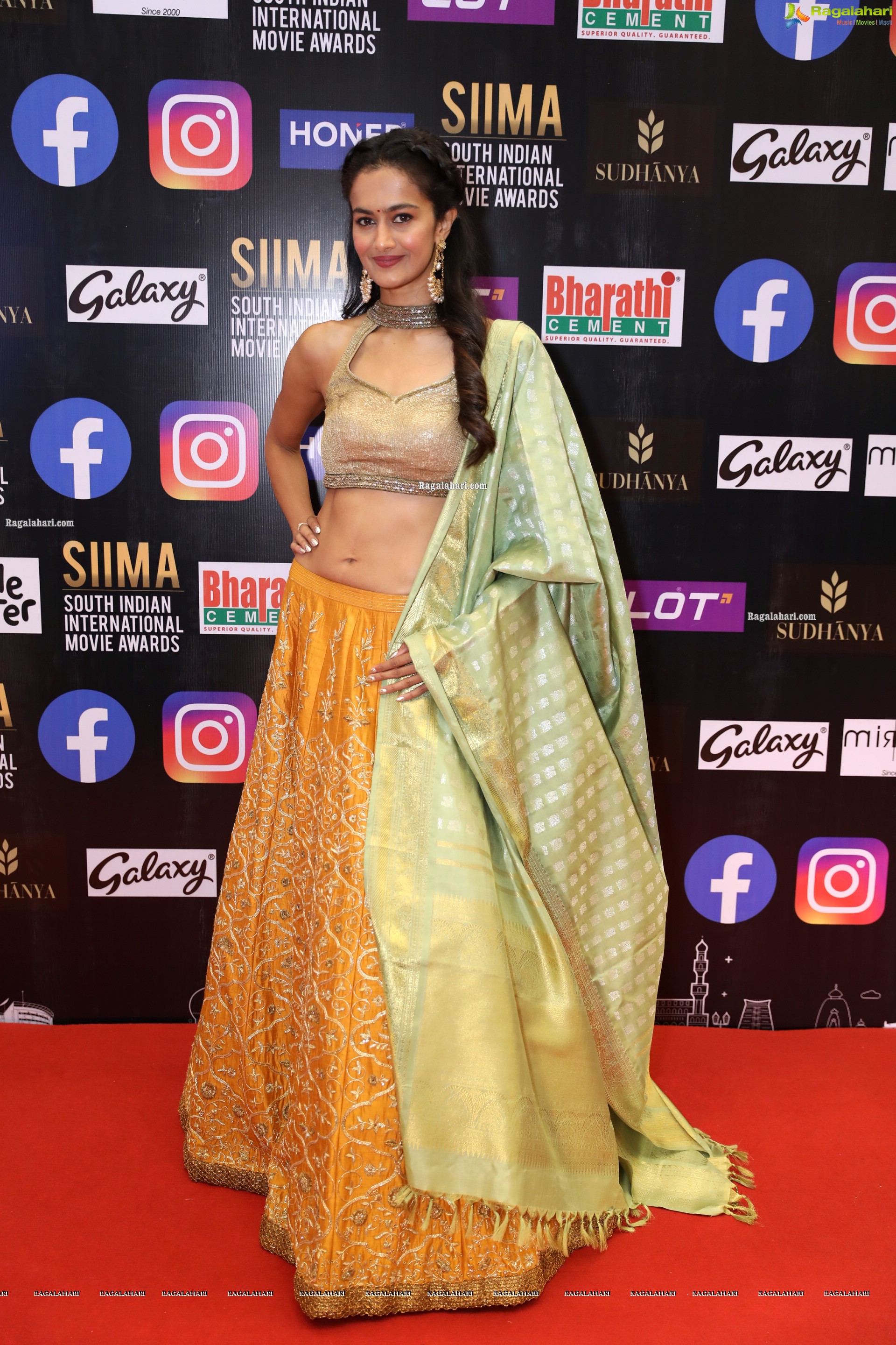 Shubra Aiyappa at SIIMA Awards 2021 Day 2, HD Photo Gallery