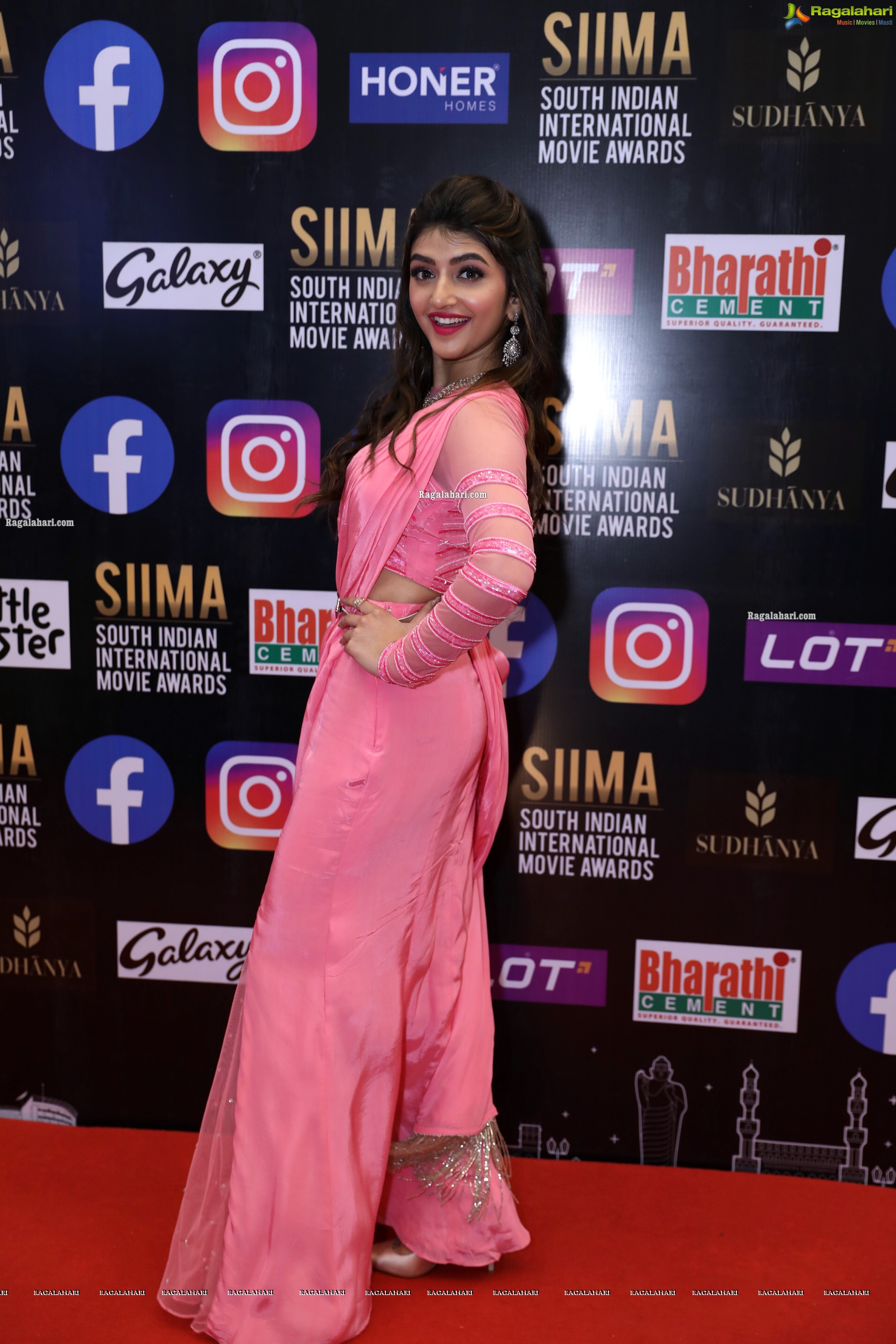 Sreeleela at SIIMA Awards 2021 Day 2, HD Photo Gallery