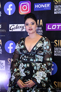 Sreemukhi at At SIIMA Awards 2021