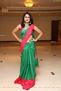 Suchitra in Beautiful Green Saree