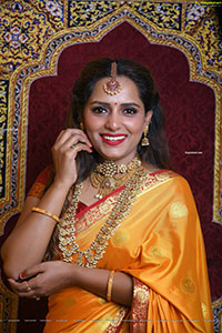 Sugandha Rao Photoshoot in Traditional Silk Saree