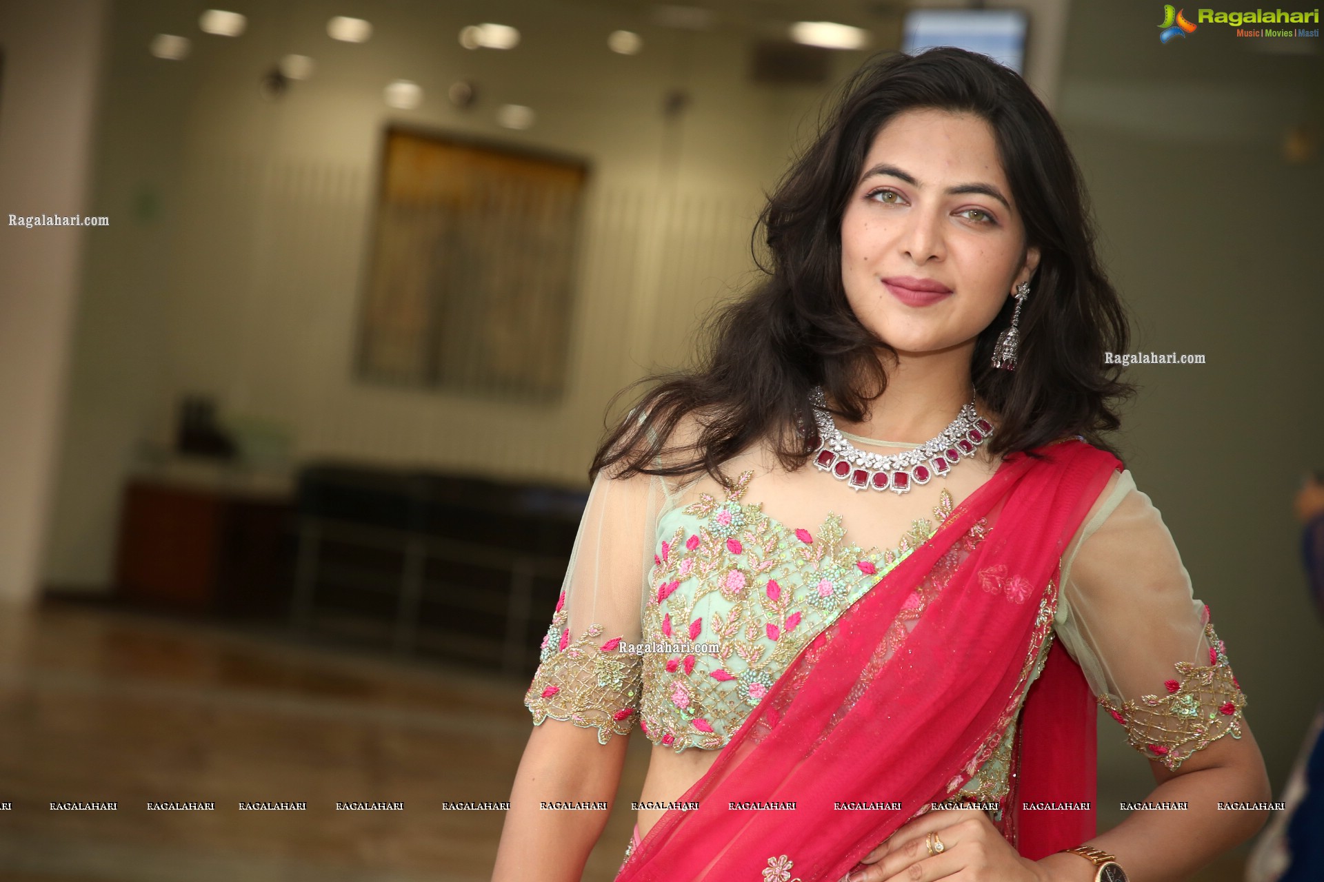 Supraja Reddy in Pink Lehenga Choli, HD Photo Gallery