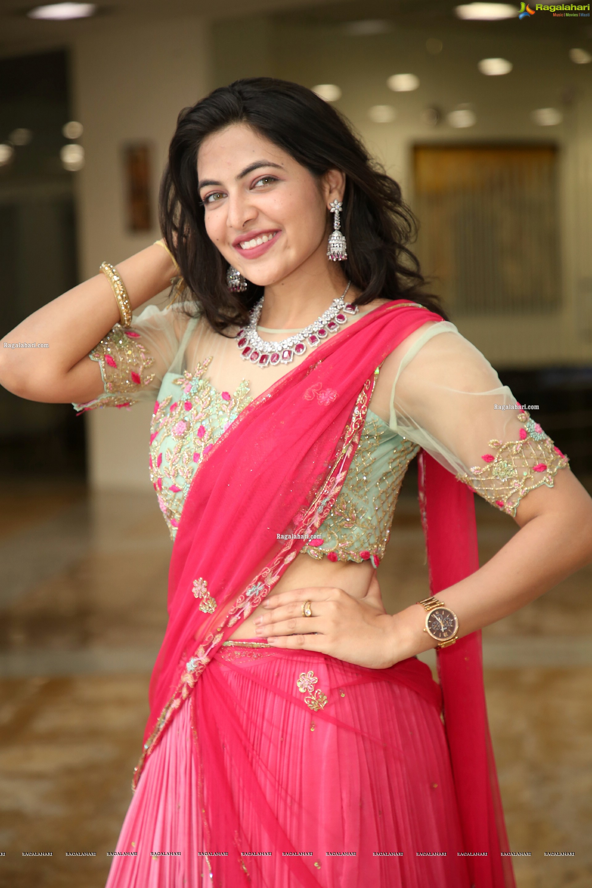 Supraja Reddy in Pink Lehenga Choli, HD Photo Gallery