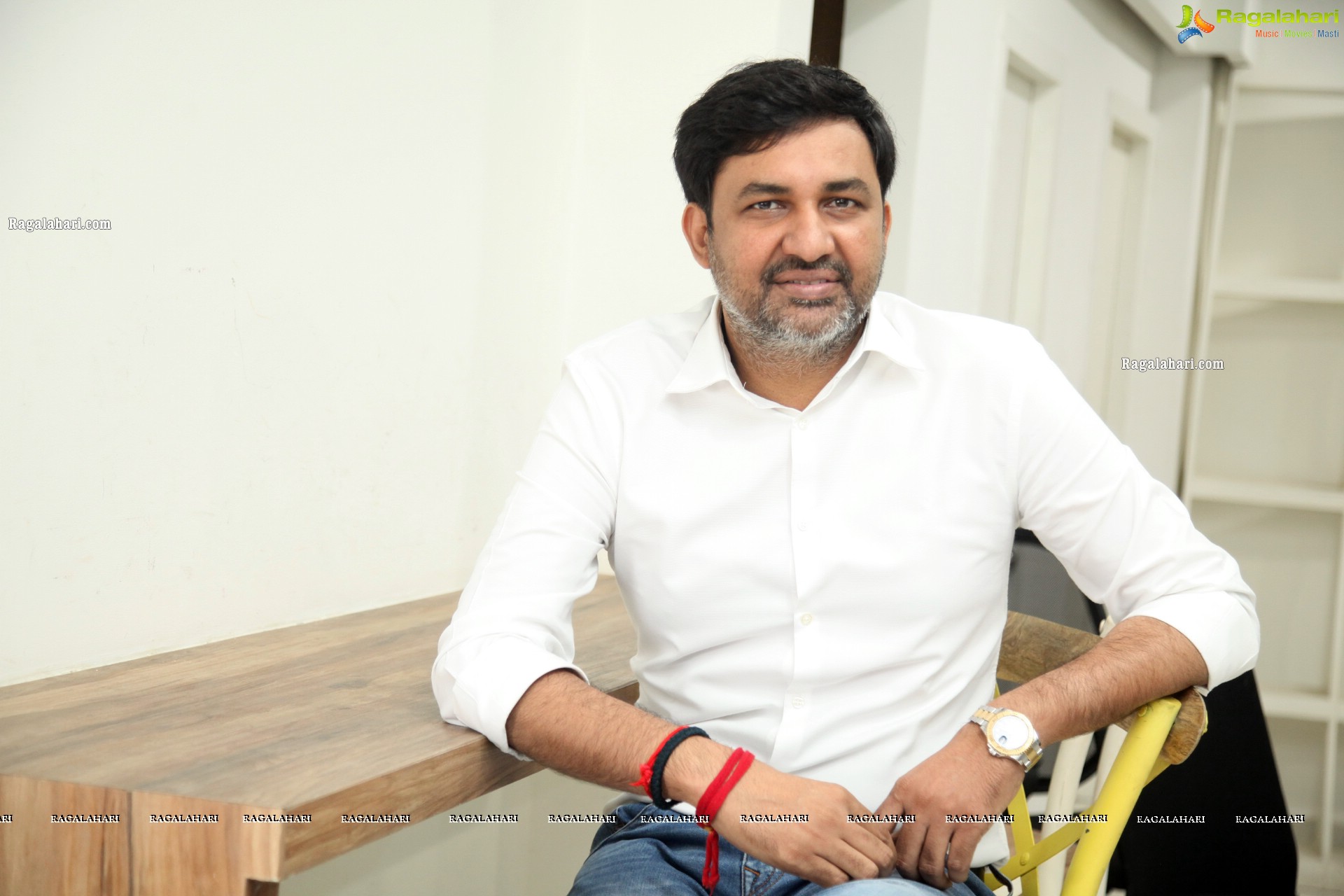 Producer Vishnuvardhan Induri Stills at Thalaivii Movie Interview