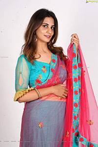 Tejal Tammali in Cyan Blue Embellished Lehenga