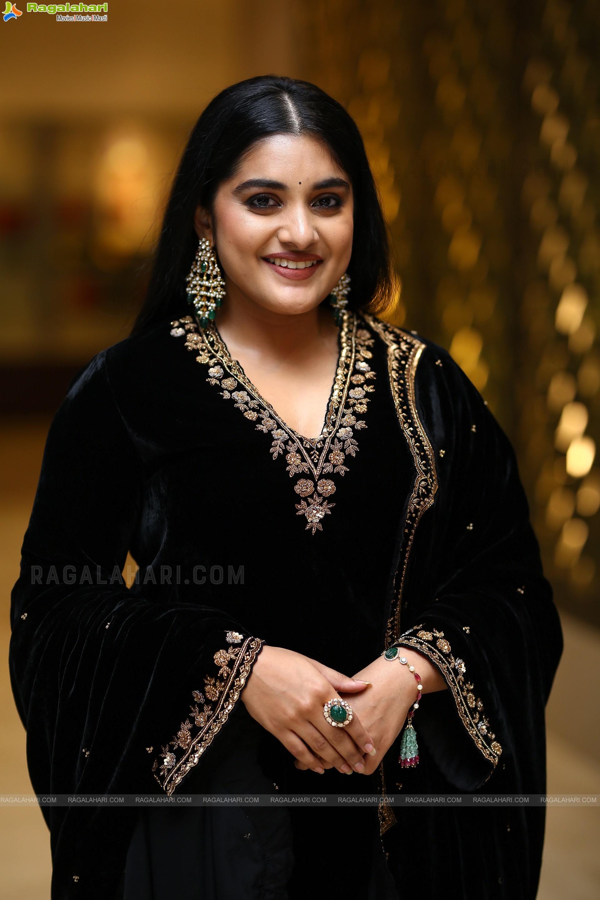 Nivetha Thomas at Saakini Dakini Movie Pre-Release Event, HD Photo Gallery