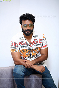 Satyadev at Godfather Movie Interview