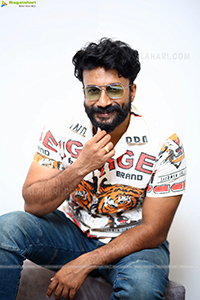 Satyadev at Godfather Movie Interview