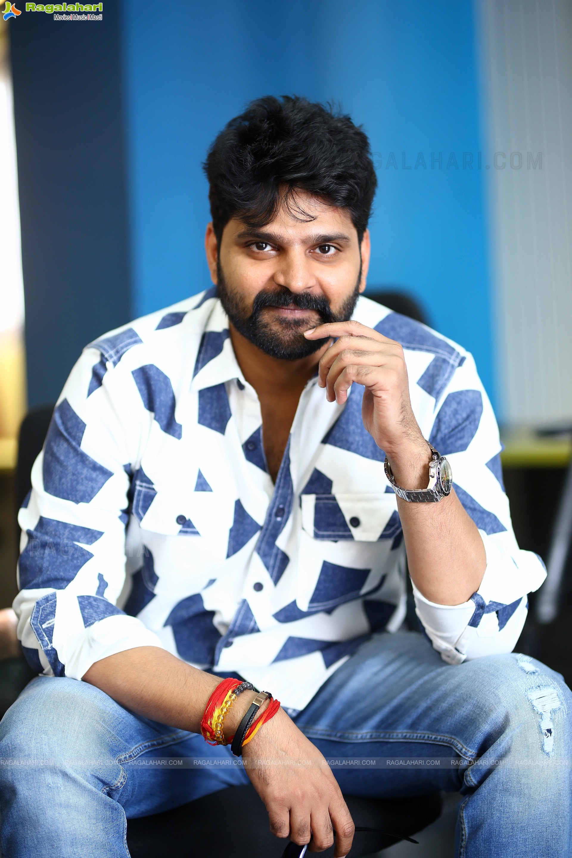 Sree Vishnu at Alluri Movie Interview, HD Photo Gallery