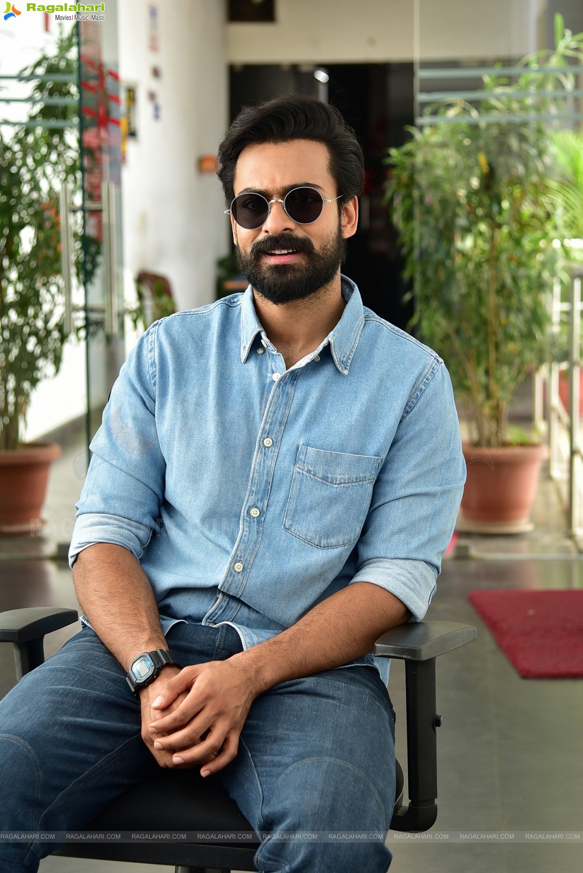 Vaisshnav Tej at Ranga Ranga Vaibhavanga Movie Interview, HD Photo Gallery