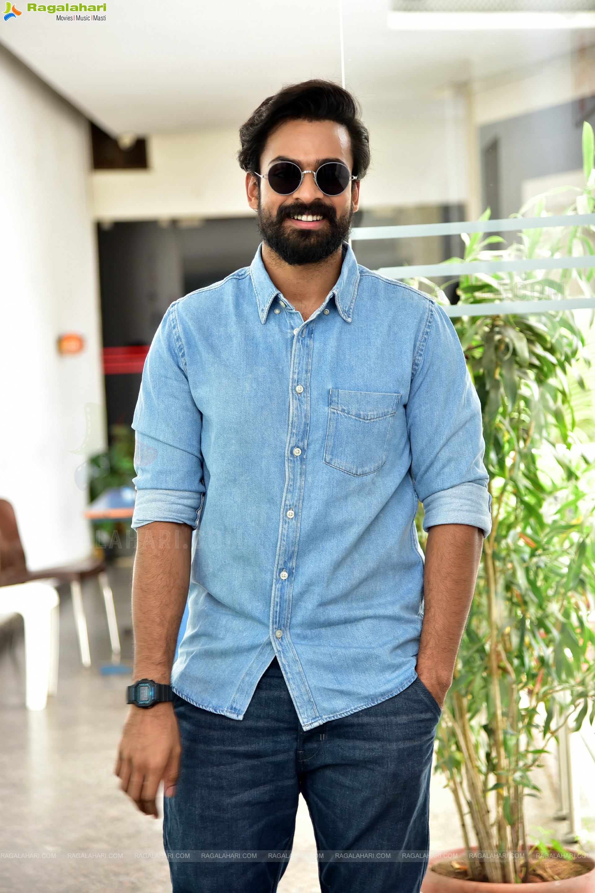 Vaisshnav Tej at Ranga Ranga Vaibhavanga Movie Interview, HD Photo Gallery