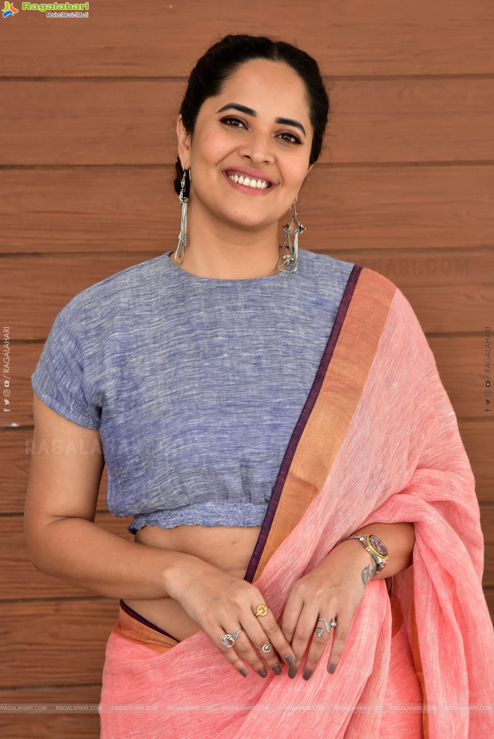 Anasuya Bharadwaj at Peddha Kapu-1 Interview, HD Gallery