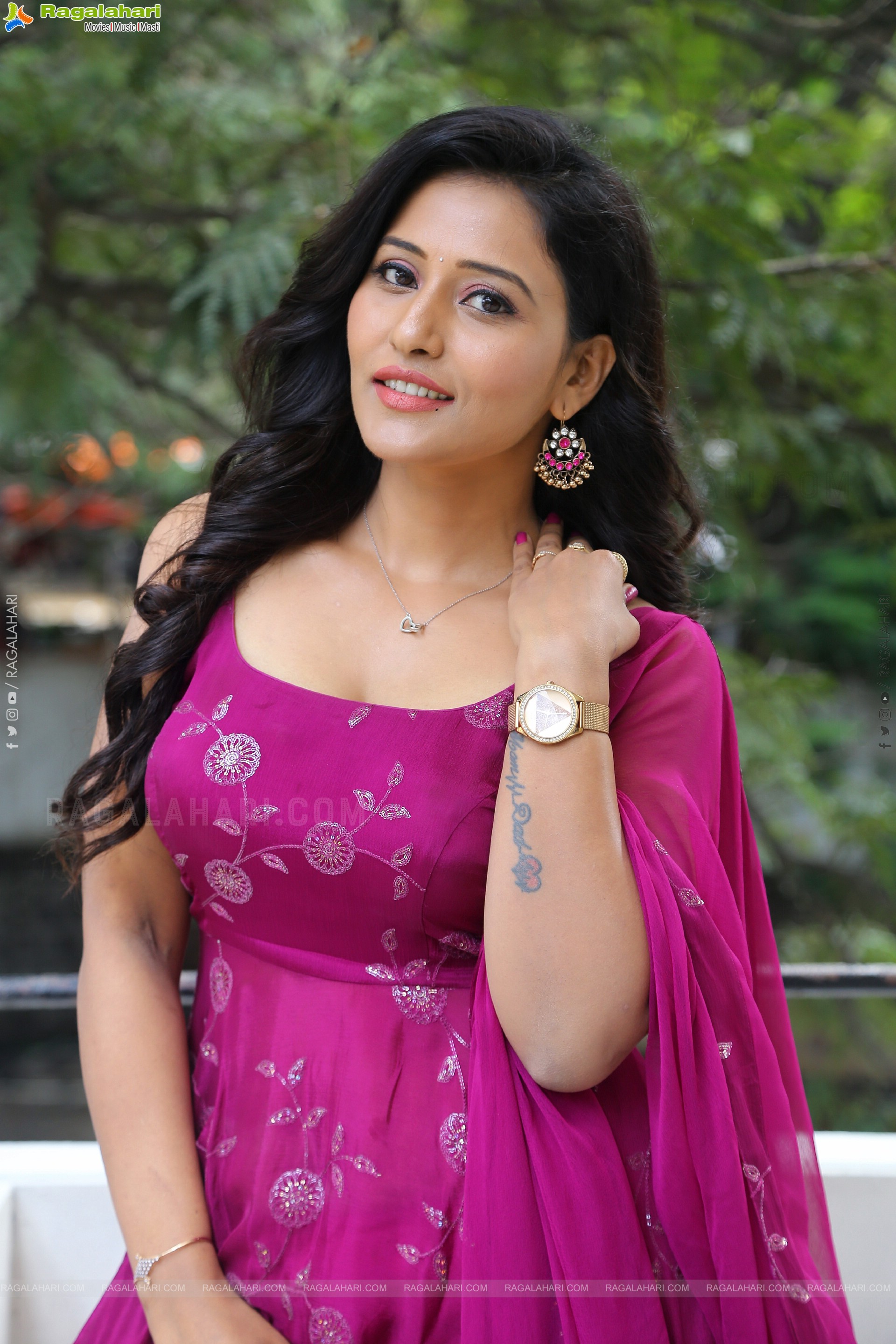 Anusri at RR Creations Movie Launch, HD Gallery