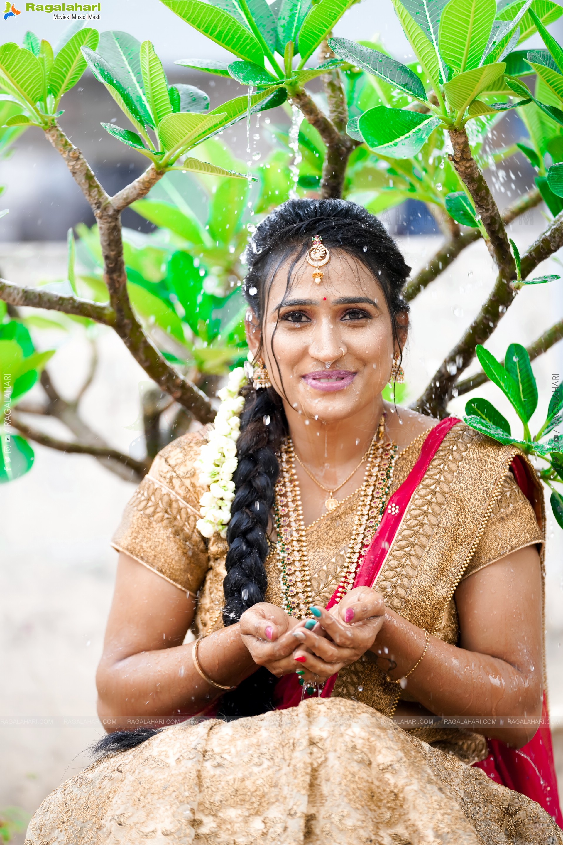 Shaheen Shaik in Traditional Half Saree, Exclusive Photoshoot