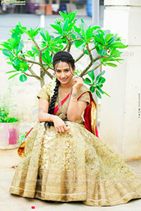 Shaheen Shaik in Half Saree, Exclusive Photoshoot