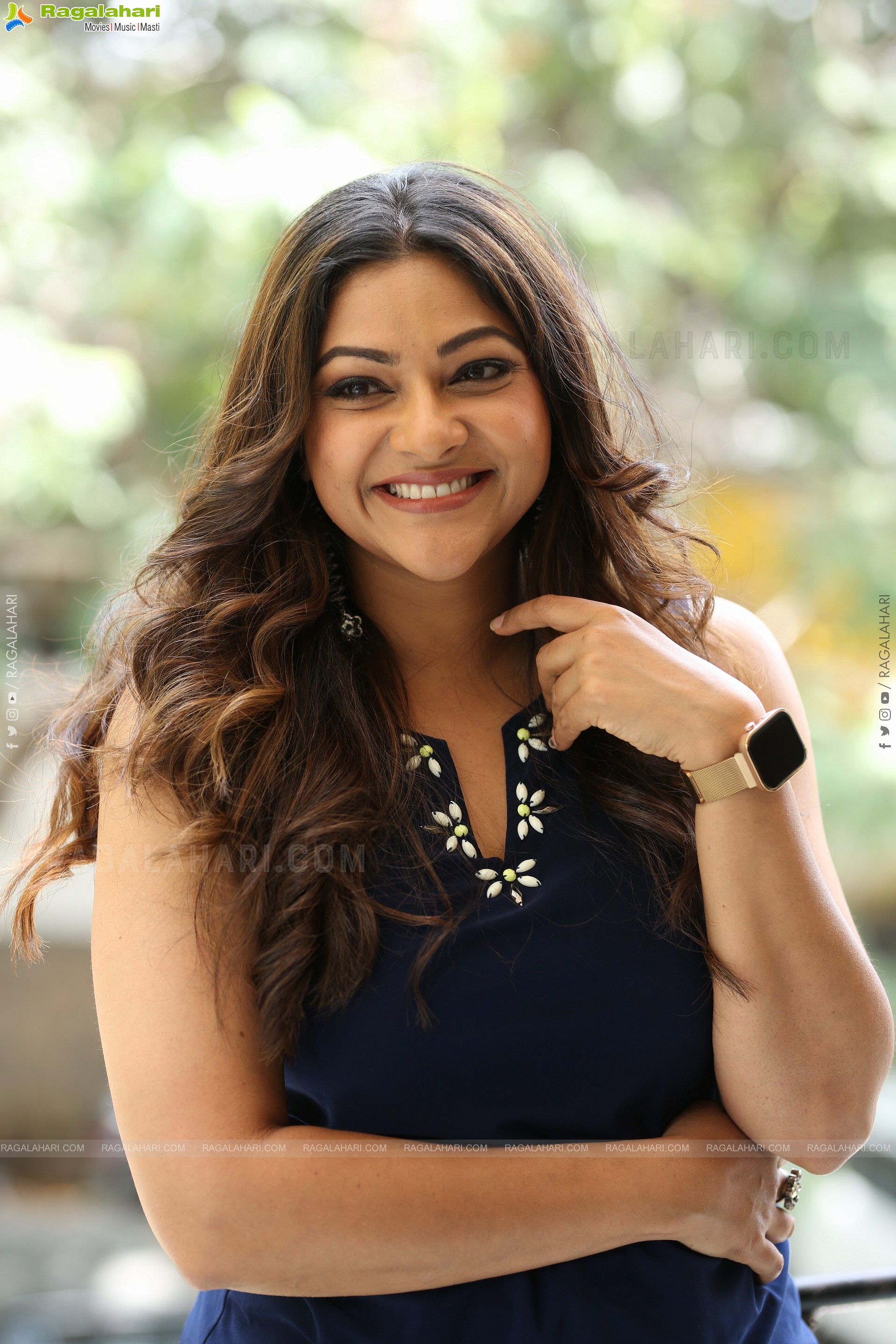 Abhirami at Bhale Unnade Interview, HD Gallery