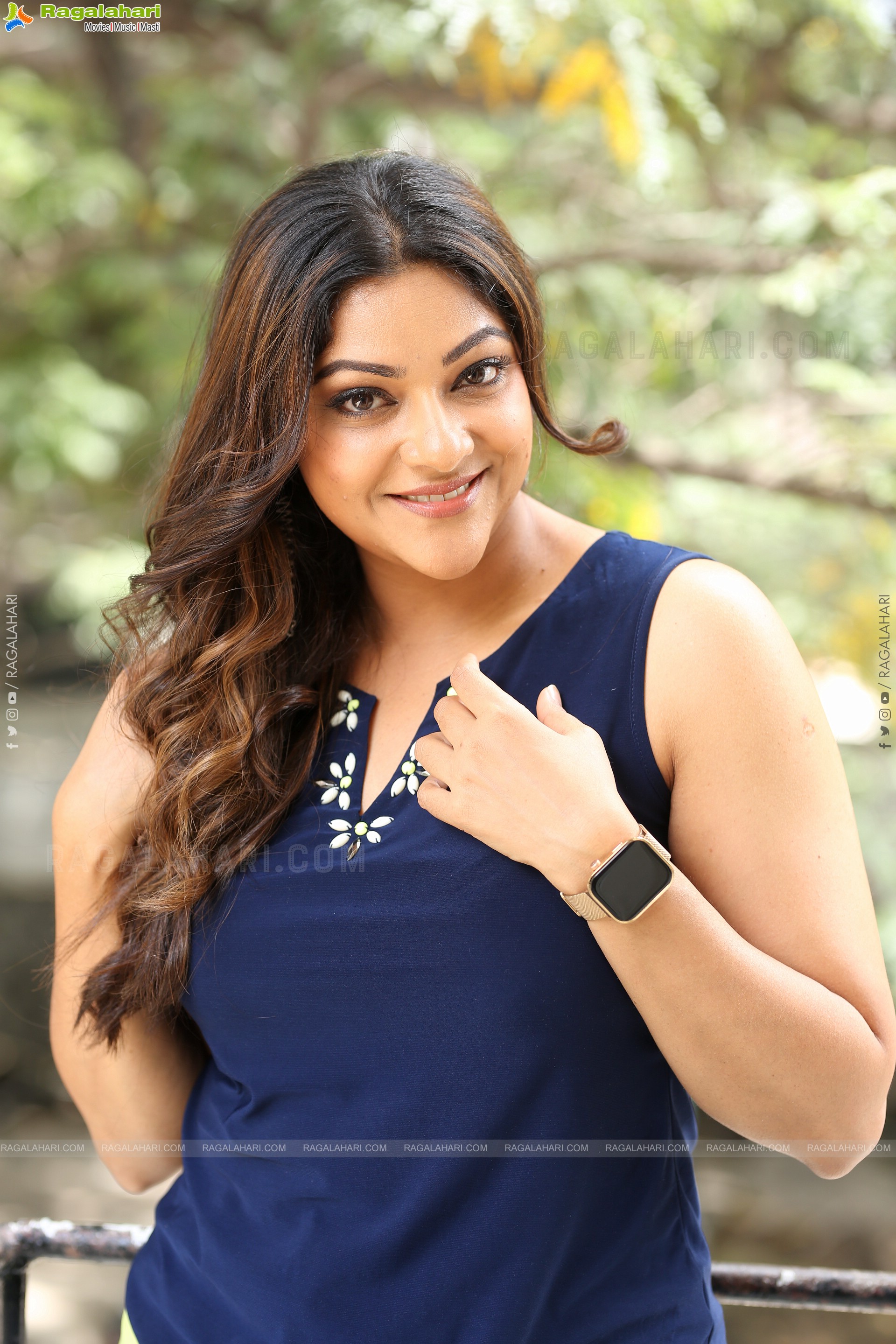 Abhirami at Bhale Unnade Interview, HD Gallery