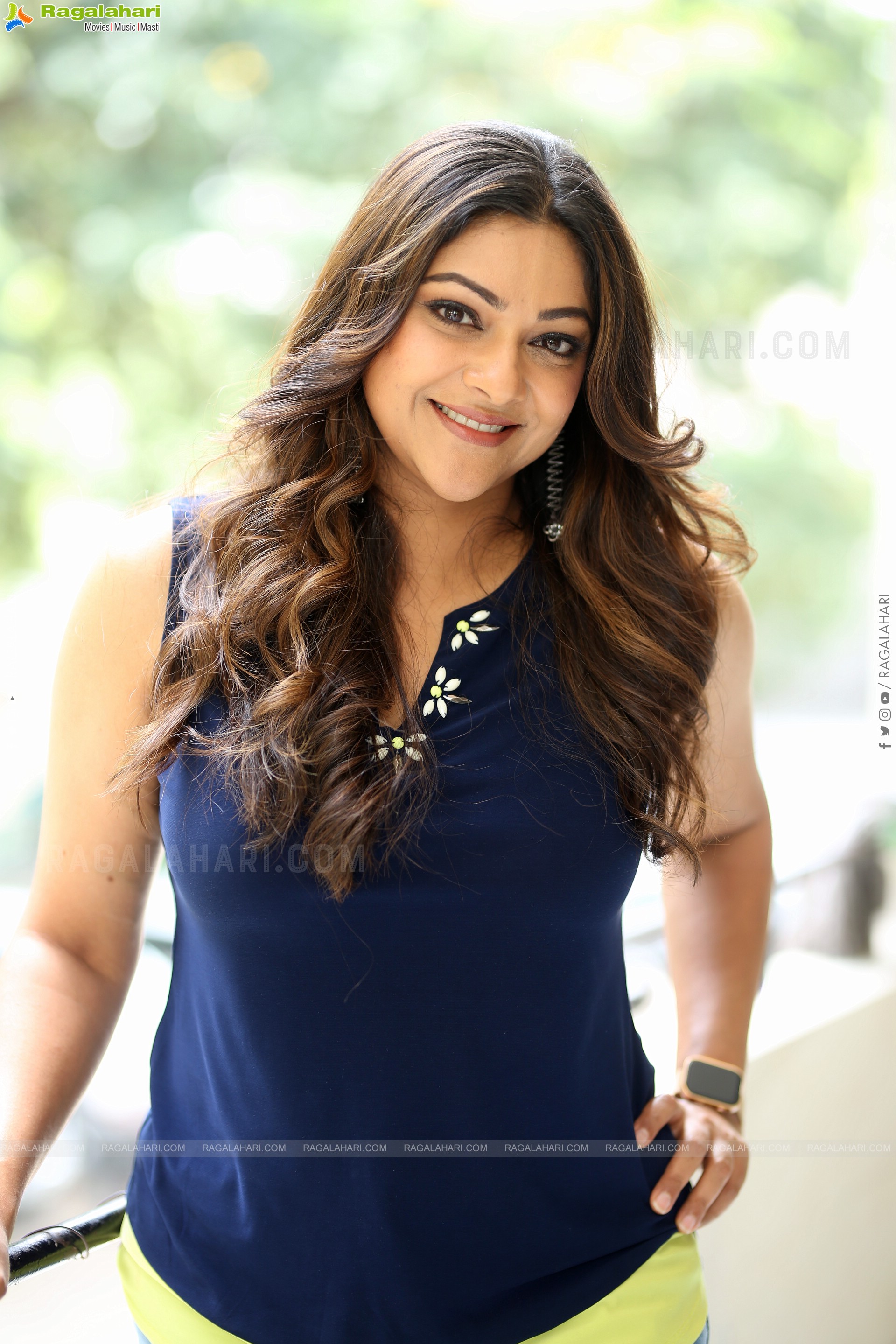 Abhirami at Bhale Unnade Interview, HD Gallery